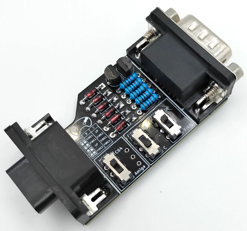 Commodore 64 & Amiga Adapter for Sega Genesis Gamepads - Standard Sega Gamepad Adapter thumbnail 2